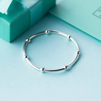 Women Adjustable Silver Bracelets